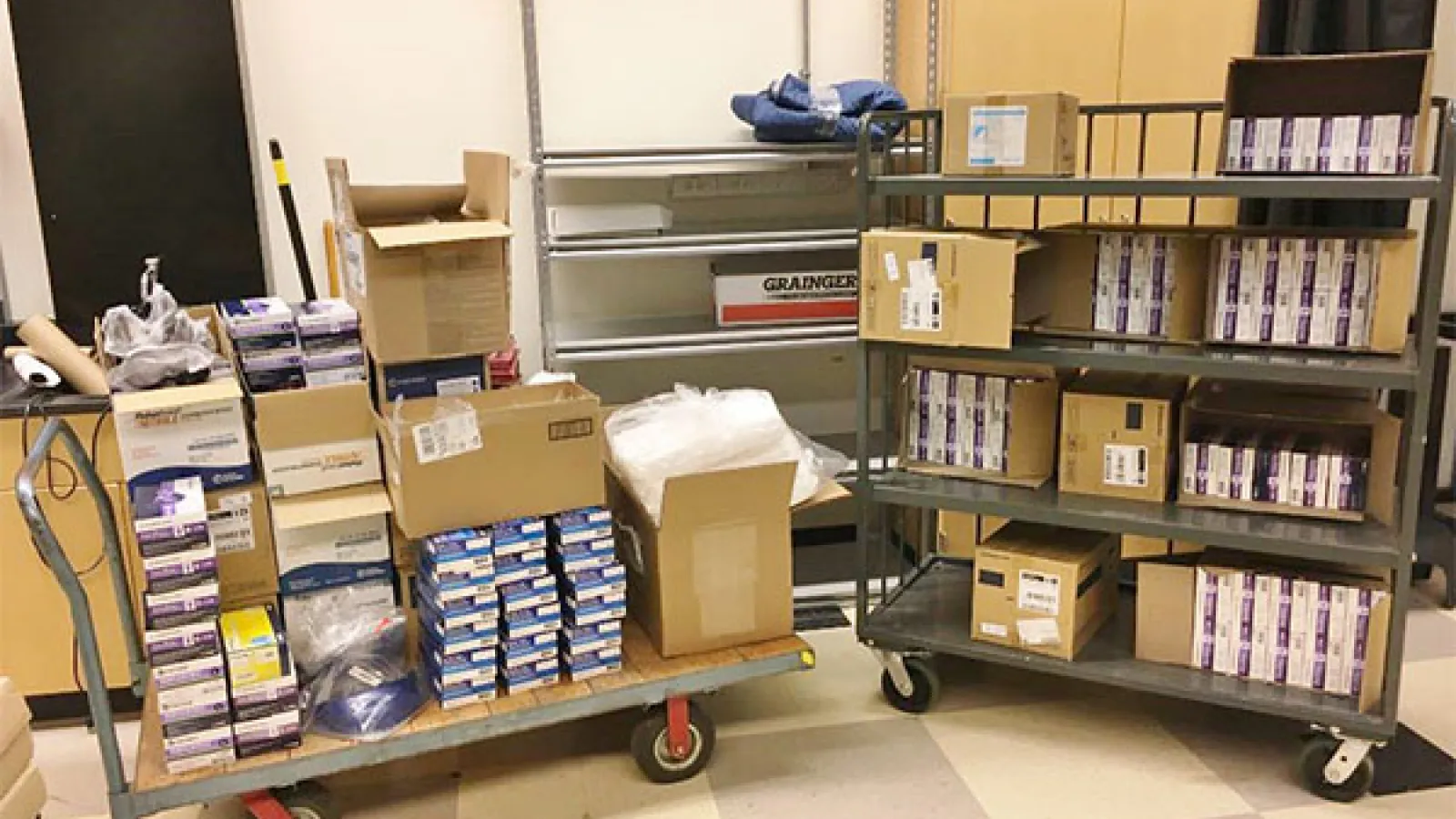 Boxes of Medical Supplies