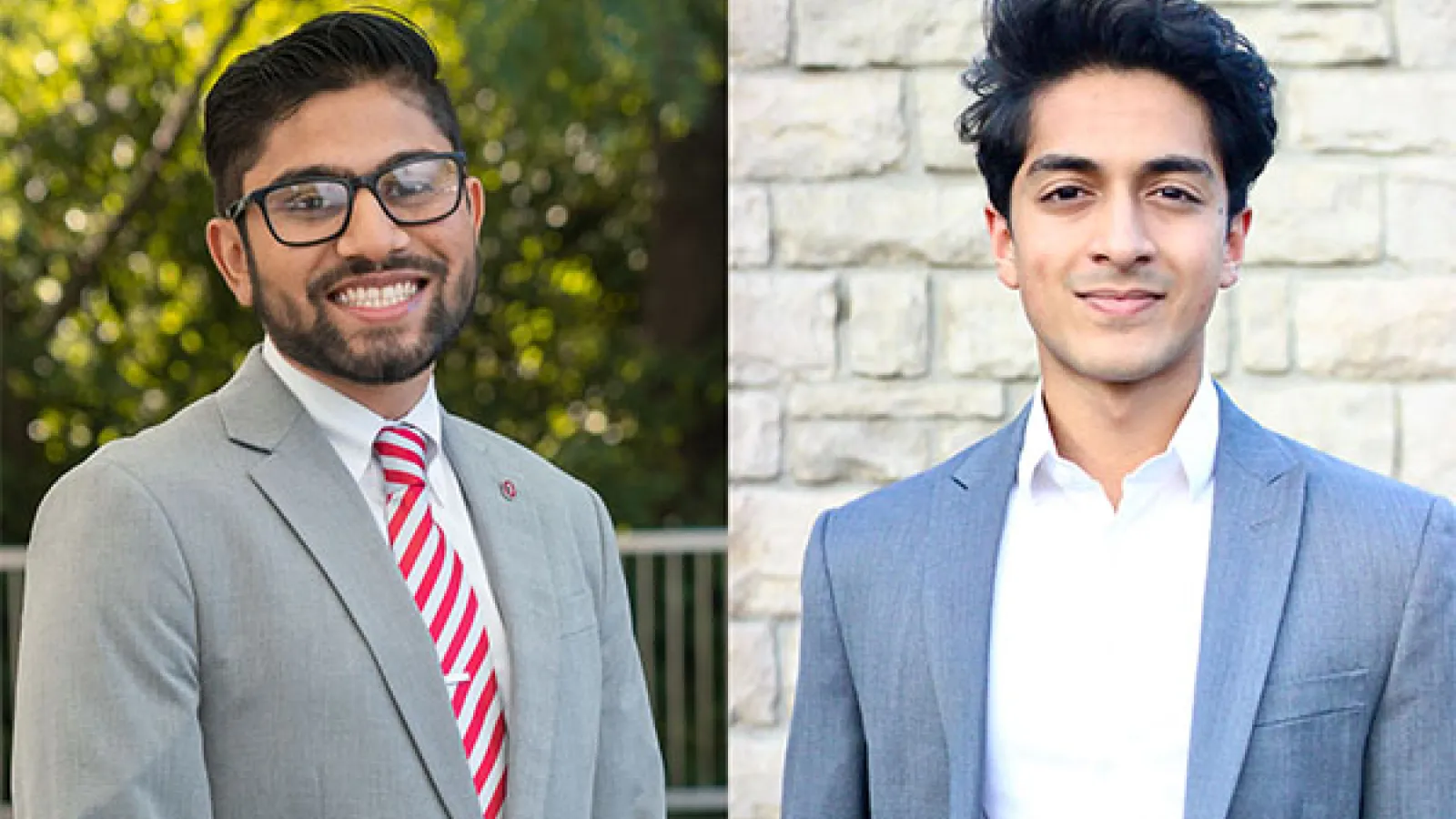 Physics Majors Ishan Patel and Nashad Rahman