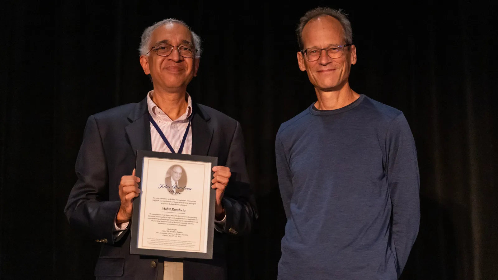 Mohit awarded prize