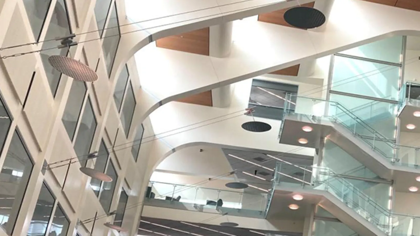 Physics building atrium