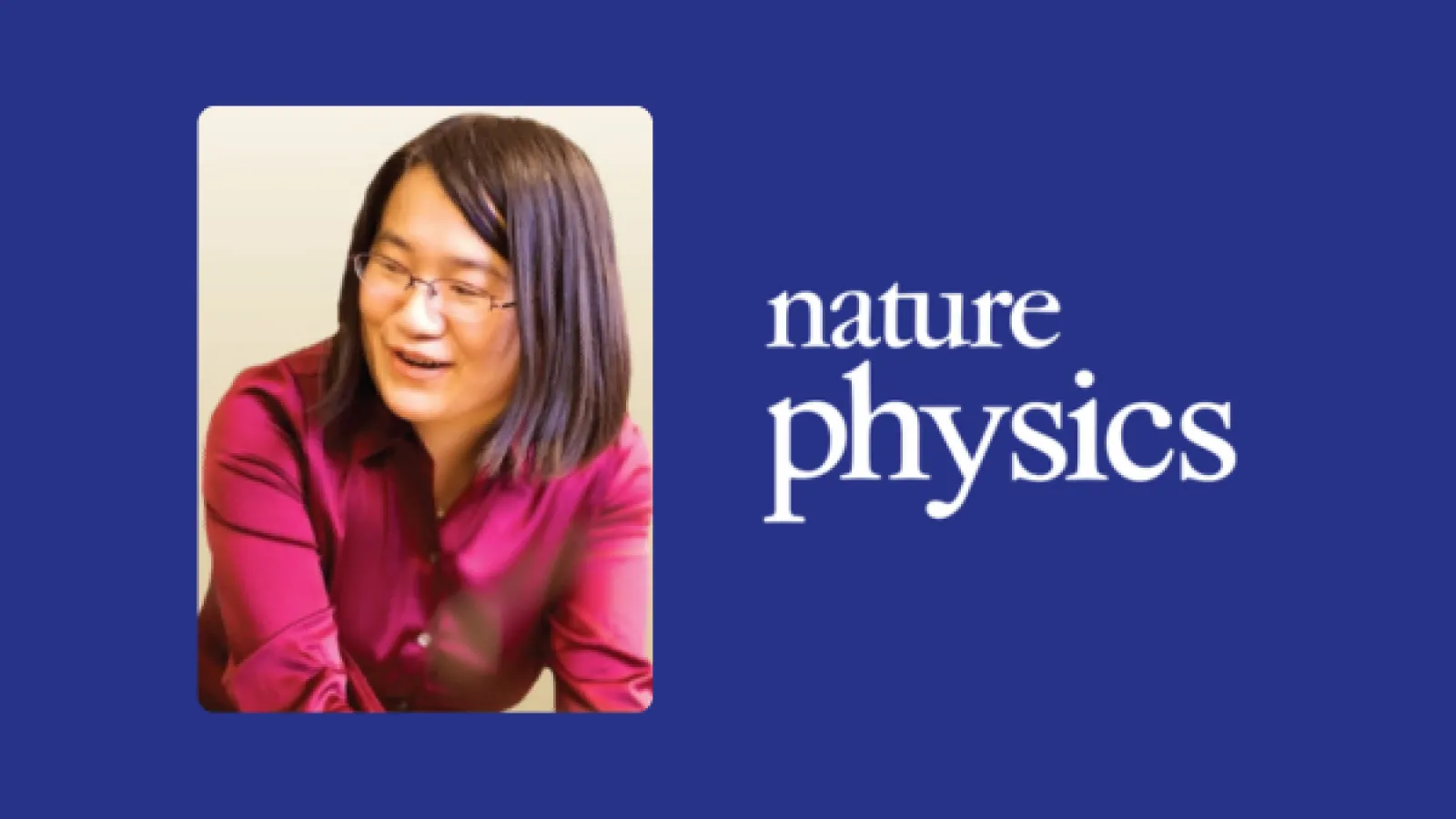 Jeanie Lau and Nature Physics logo