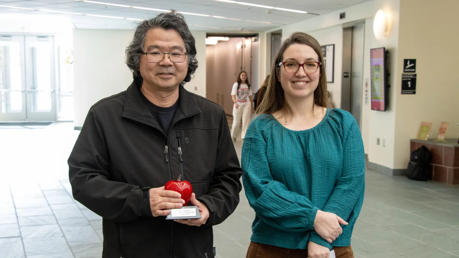 Dr. Roland Kawakami with Dr. Annika Peter