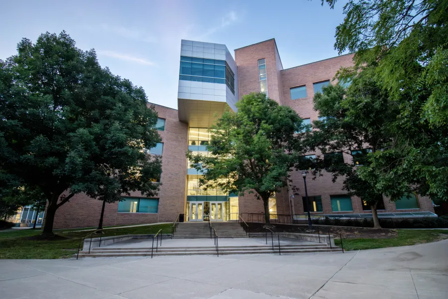 Outside view of the Physics Research Building
