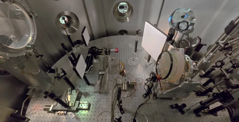 Inside the lazer