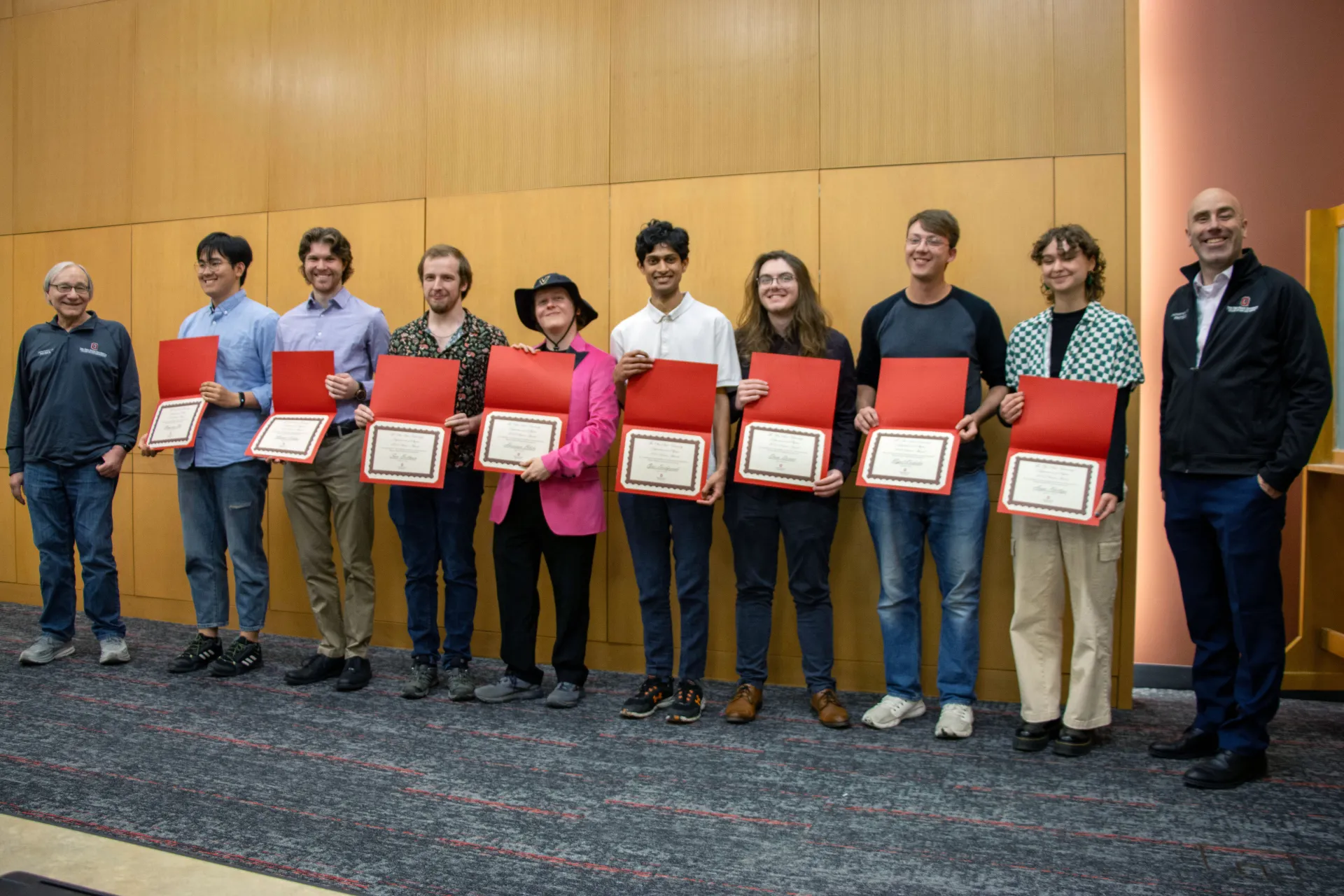 Senior undergrad award winners