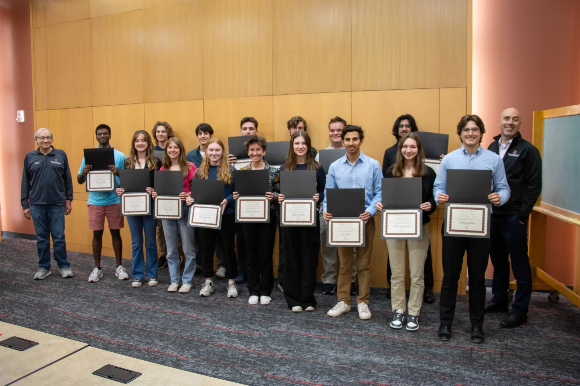Freshman undergrad award winners