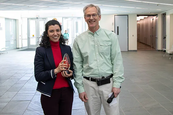 Parisa Roustazadeh and Andrew Heckler