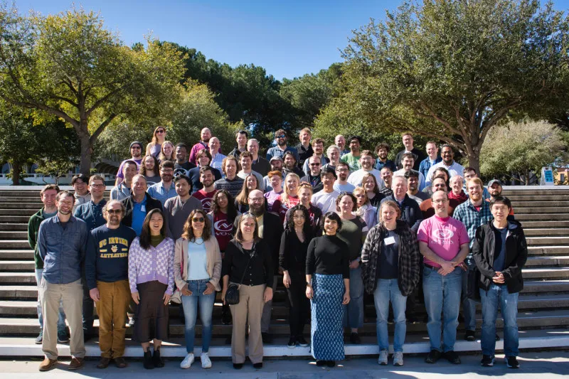 Group picture of people smiling