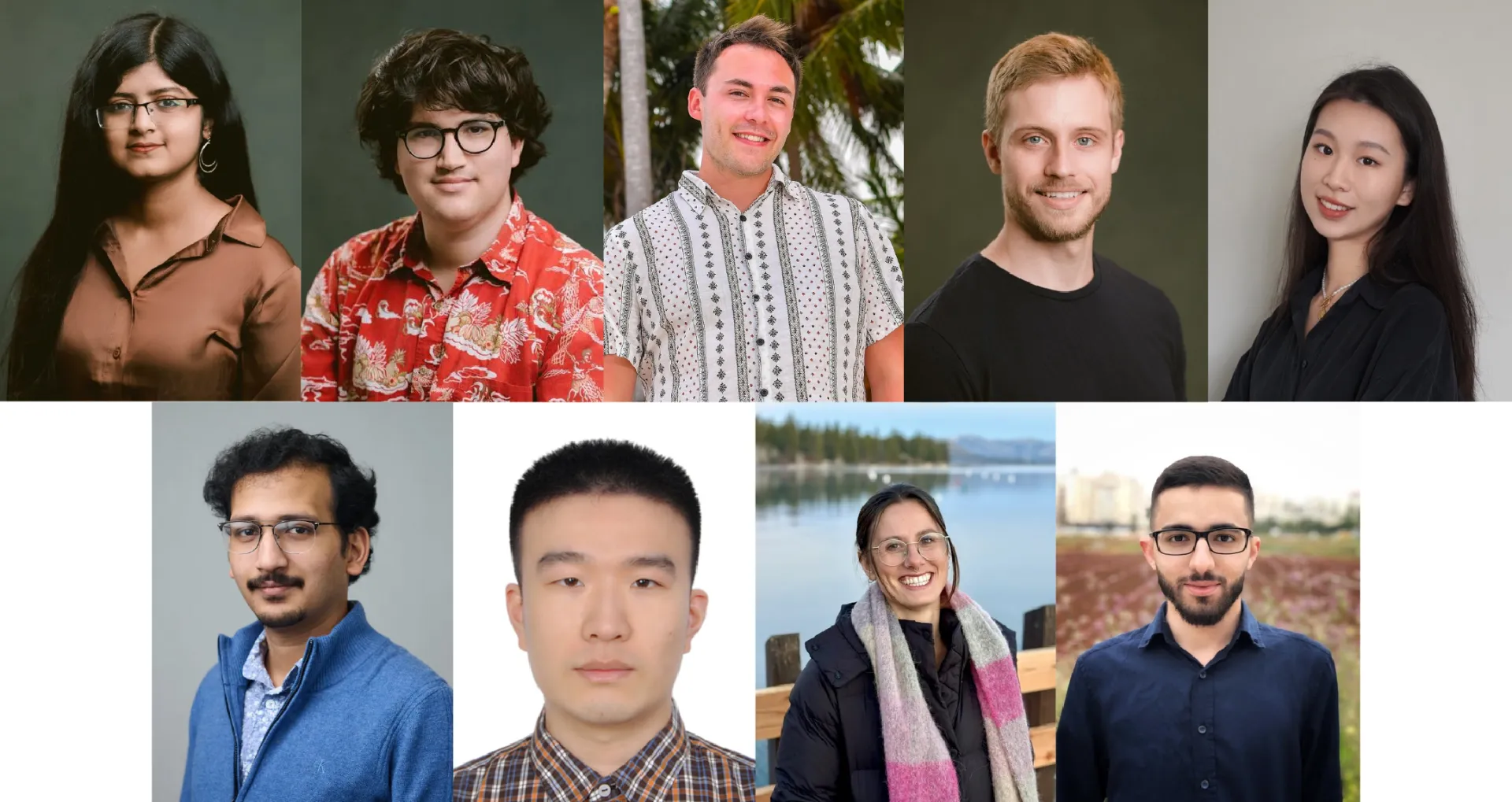 Headshots of Graduate Students